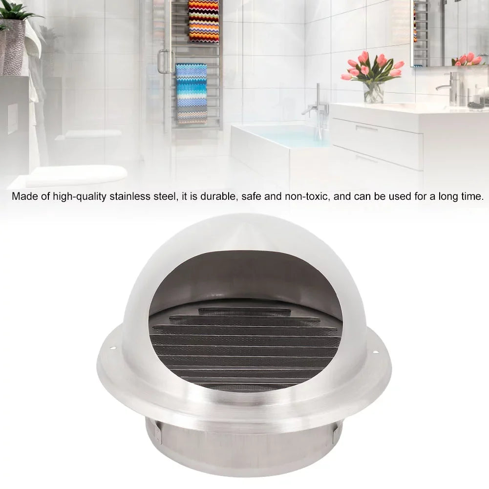 Tarente Household Stainless Steel Spherical Air Vent Air Outlet Ventilation protector