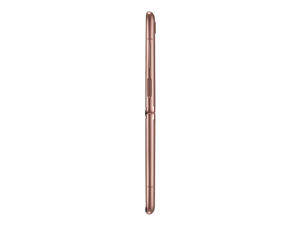 Galaxy Z Flip 5G - 5G smartphone - dual-SIM - RAM 8 GB / Internal Memory 256 GB - OLED display - 6.7" - 2636 x 1080 pixels - 2x rear cameras 12 MP, 12 MP - front camera 10 MP - mystic bronze