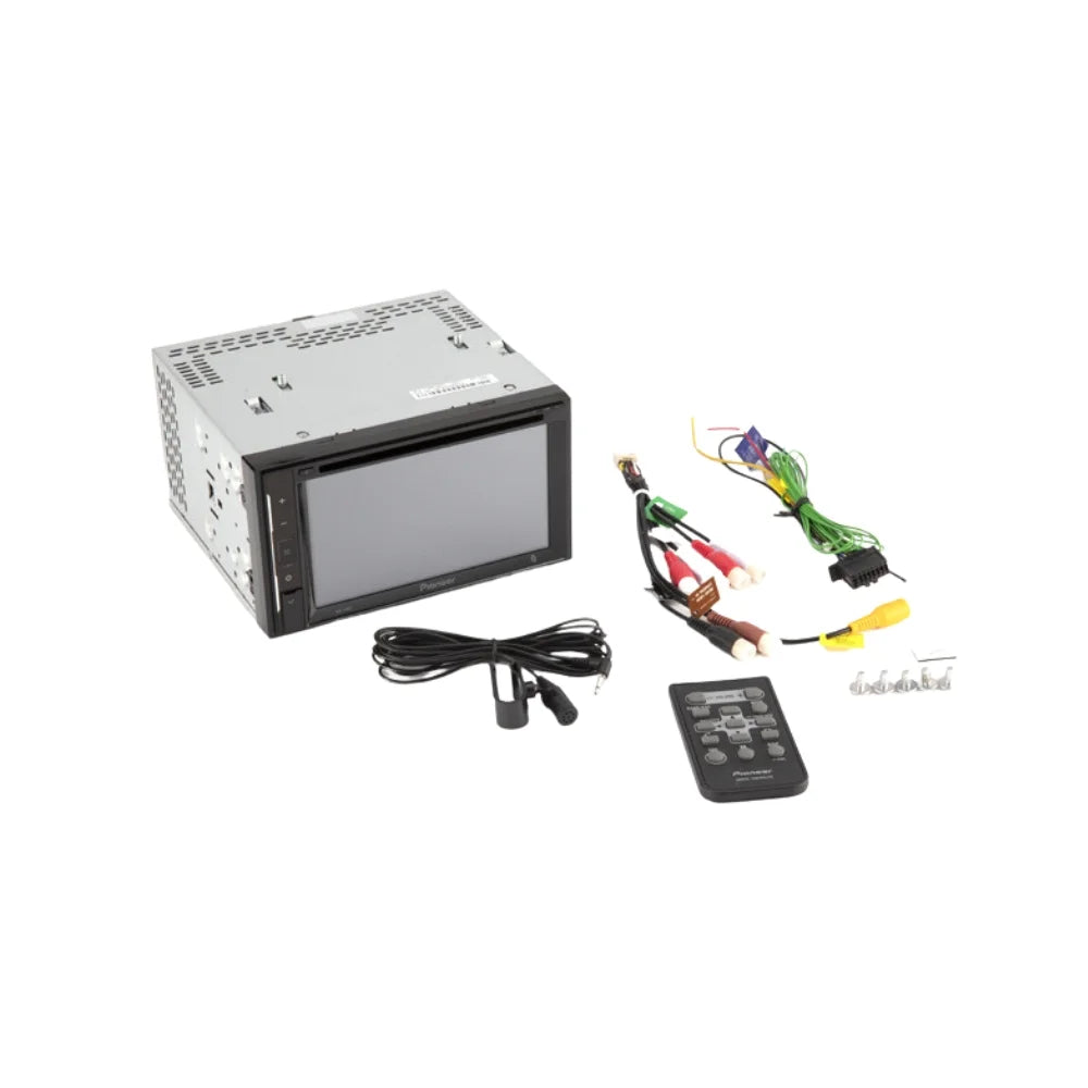 KIT4749 Bundle for 1999-2003  F150 W/ Pioneer AVH-241EX Double DIN Car Stereo with Bluetooth/Backup Camera/Installation Kit/in-Dash DVD/CD AM/FM 6.2" Touchscreen Digital Media Receiver