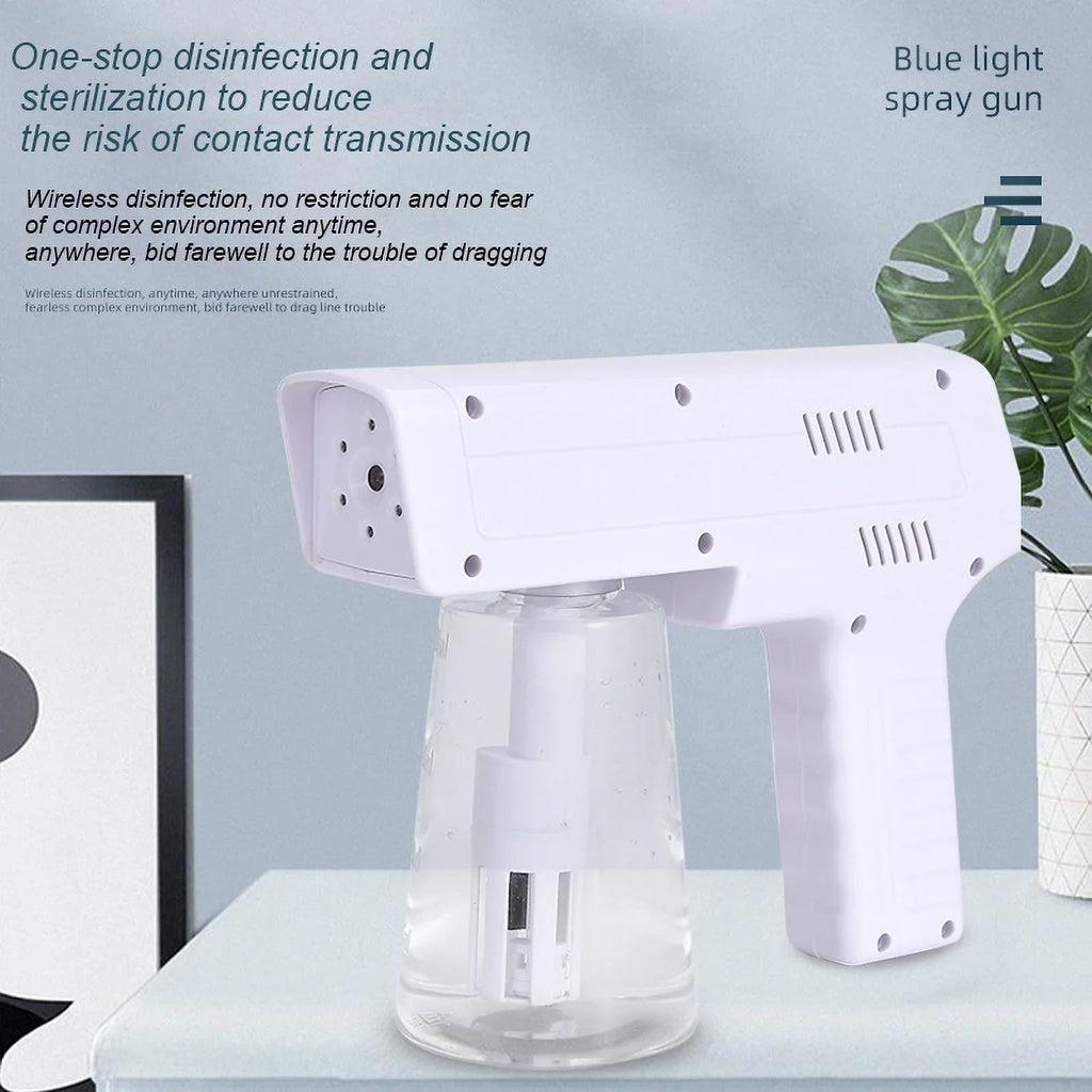 3-in-1 Disinfectant liquid Maker, Electrolysis NaClO Generator, and Blue Light Disinfection Spray Gun