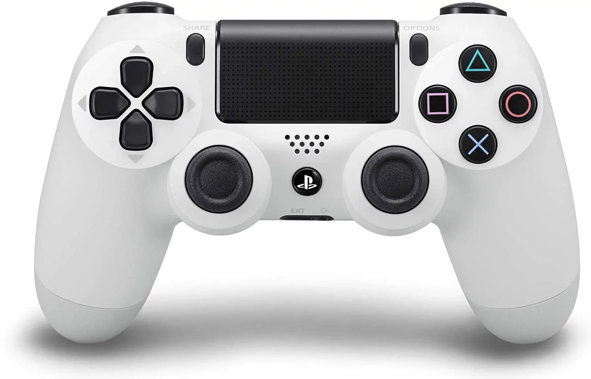 PlayStation 4 Pro Glacier 1TB Gaming Consol White Included BOLT AXTION Bundle Like New