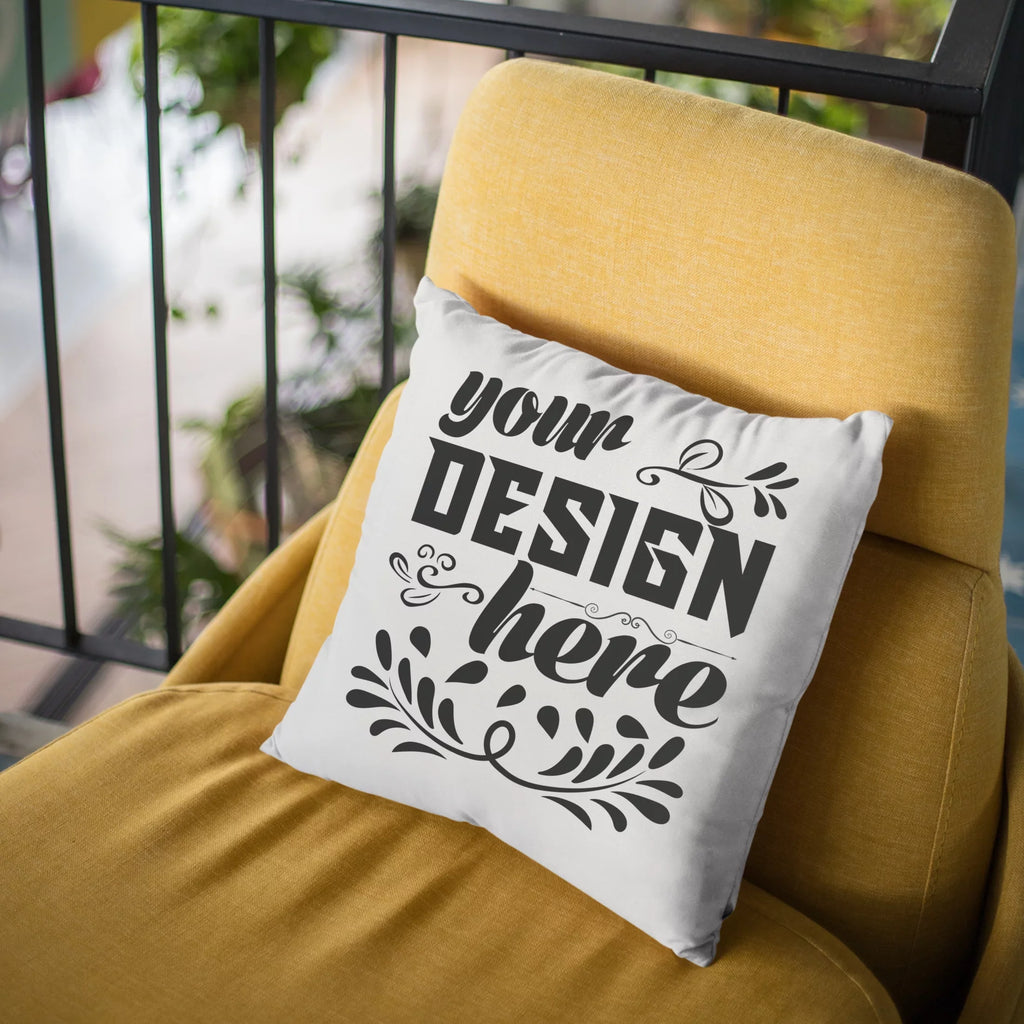 Blending Is My Cardio w/ Eyeshadow Palette, Lips & Red Lipstick Design - Beauty Themed Merch for Makeup Artist or Cosmetologist, Gift for Makeup Lovers, Pillow wrap, White 18X18 IN