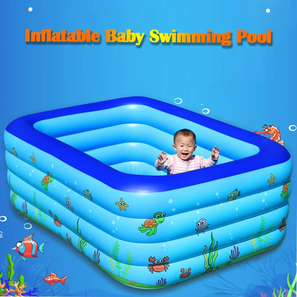 Portable Swimming Pool Inflatable Swimming Pool Outdoor Basin Kid Bathtub