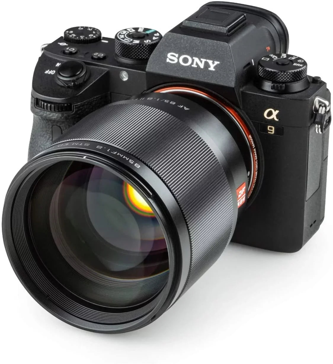 Viltrox 85mm F1.8 STM Full-Frame  E-Mount Camera Lens Support AF Auto Focus for  A7III A7RIII A7SII A7II a6500 a6400 a6300- Black