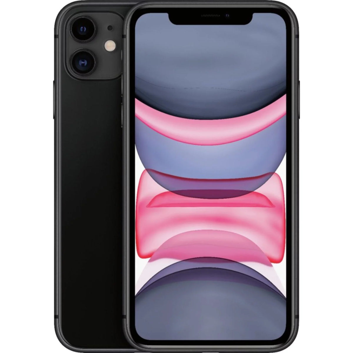 Restored  iPhone 11 64GB Verizon GSM Unlocked T-Mobile AT&T 4G LTE Smartphone Black (Refurbished)