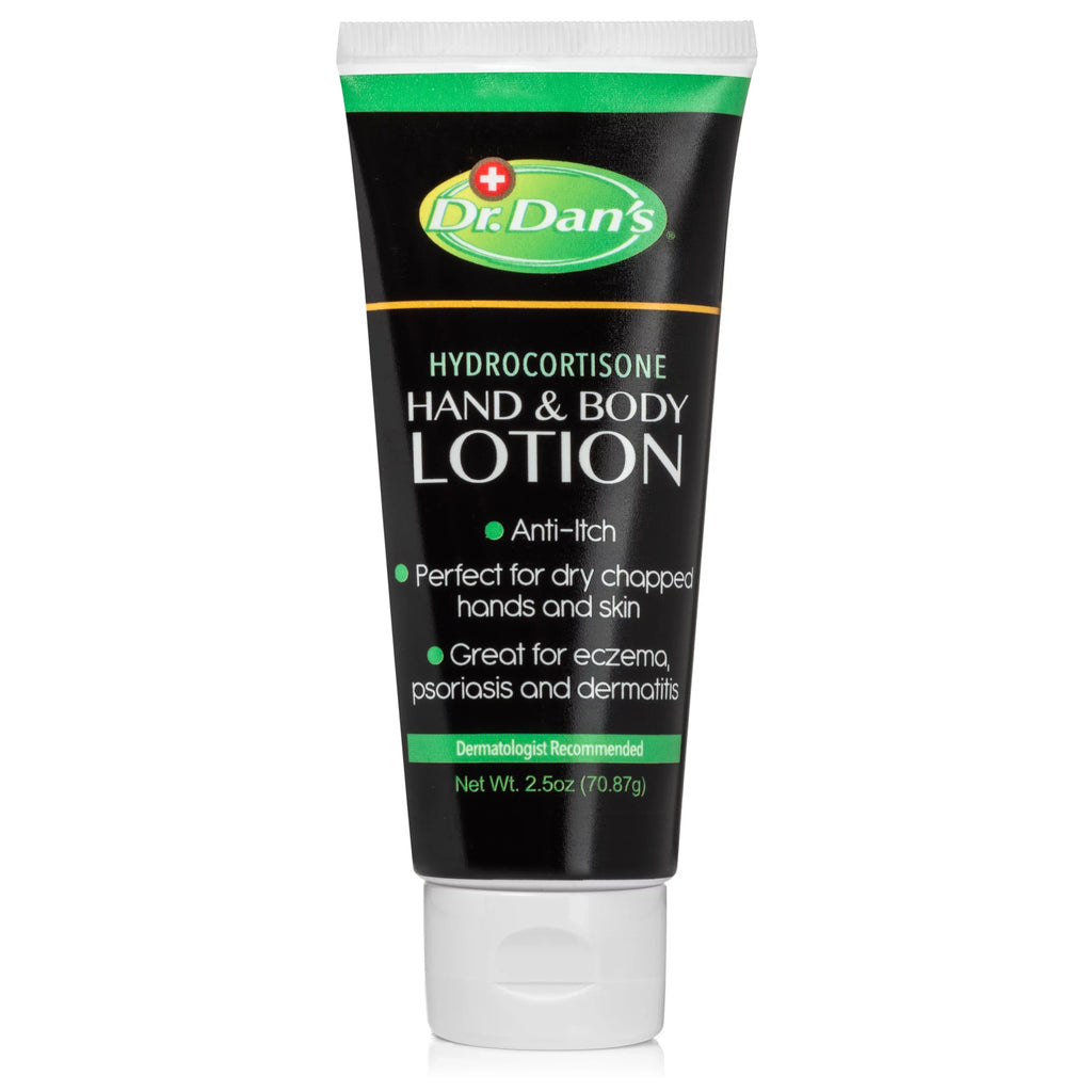 Dans Hydrocortisone Anti Itch Hand and Body Lotion 2.5 oz Each. 4 Pack Dr