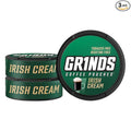 1/4 Cup of Coffee (Irish Cream). Grinds Coffee Pouches | 3 Cans of Irish Cream | Tobacco Free, Nicotine Free Healthy Alternative | 18 Pouches Per Can | 1 Pouch eq