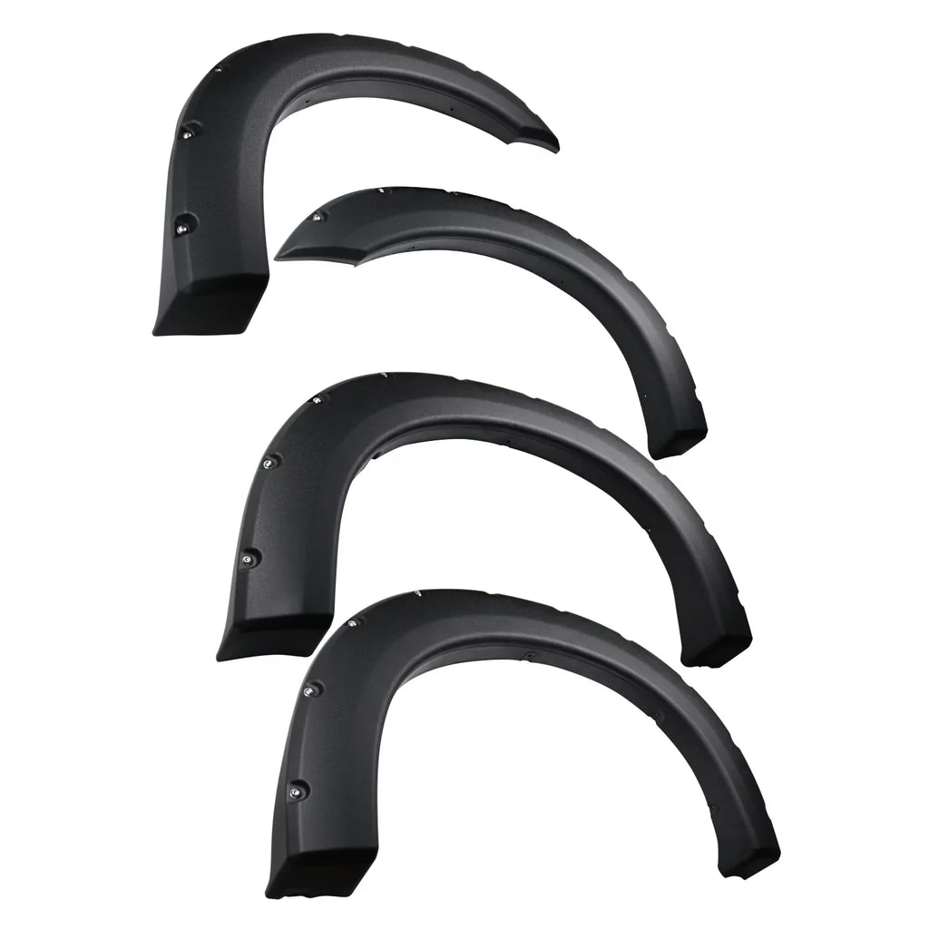 Tyger Auto TG-FF8F4097 for for 1999-2005  F250 F350 Super Duty (ONLY Fit Styleside Models) | Black Rugged-Textured Pocket Bolt-Riveted Style Fender Flare Set, 4 Piece