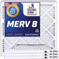 Filter King 38x51x1 Air Filter | 4-PACK | MERV 8 HVAC Pleated A/C Furnace Filters | MADE IN USA | Actual Size: 38 x 51 x .75"