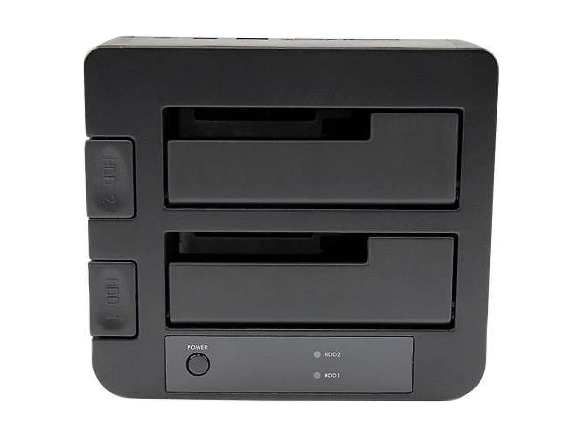 StarTech.com USB 3.0 / eSATA Dual Hard Drive Docking Station with UASP for 2.5/3.5in SATA SSD / HDD – SATA 6 Gbps USB 3.0 Dual Drive Dock