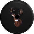 2018 2019 Wrangler JL Backup Camera Big Buck Hunting White Tail Deer Antlers Rack Spare Tire protector for Jeep RV 32 Inch