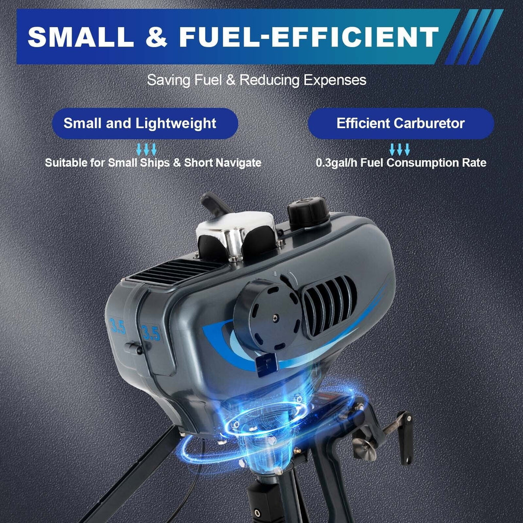 Heavy Duty 3.5HP 2 Stroke Outboard Engine Motor vessel Engine liquid Cooling System