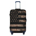 Junzan American Flag With Desert Camouflage Print Washable Luggage shield - Fashion Suitcase Protector Fits 18-32 Inch Luggage
