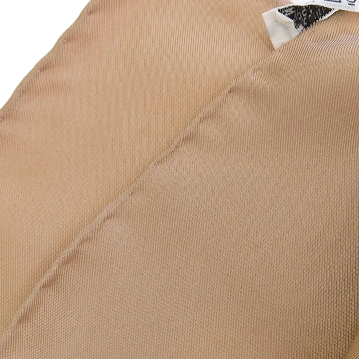 Pre-Owned Hermes HERMES Kare90 COLS VERTS Mallard Scarf Muffler Silk Orange (Good)