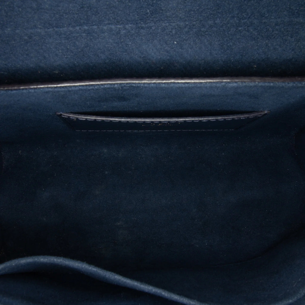 Pre-Owned Authenticated Louis Vuitton Epi Twist MM Leather Blue Crossbody Bag Unisex (Good)