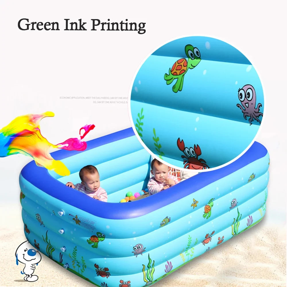 Portable Swimming Pool Inflatable Swimming Pool Outdoor Basin Kid Bathtub