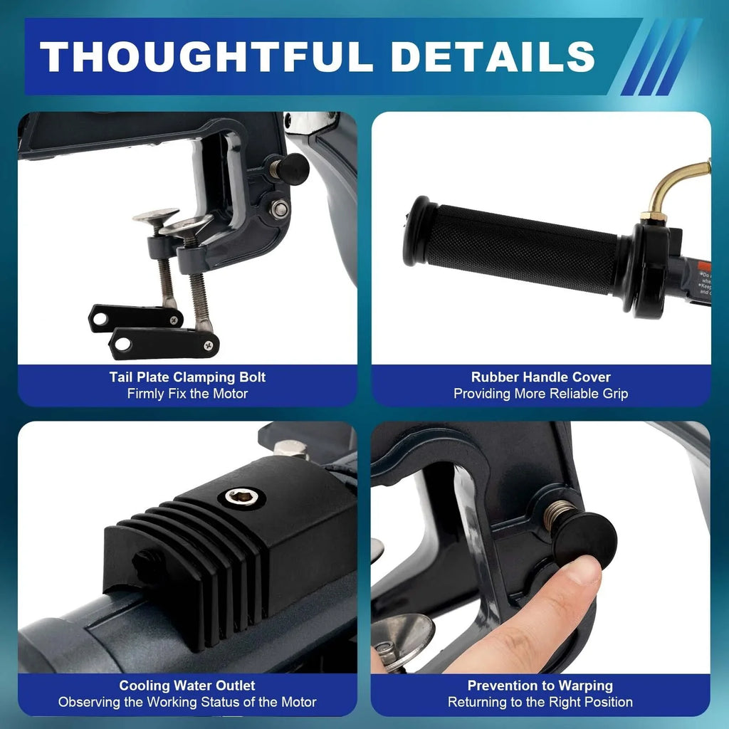 Heavy Duty 3.5HP 2 Stroke Outboard Engine Motor vessel Engine liquid Cooling System