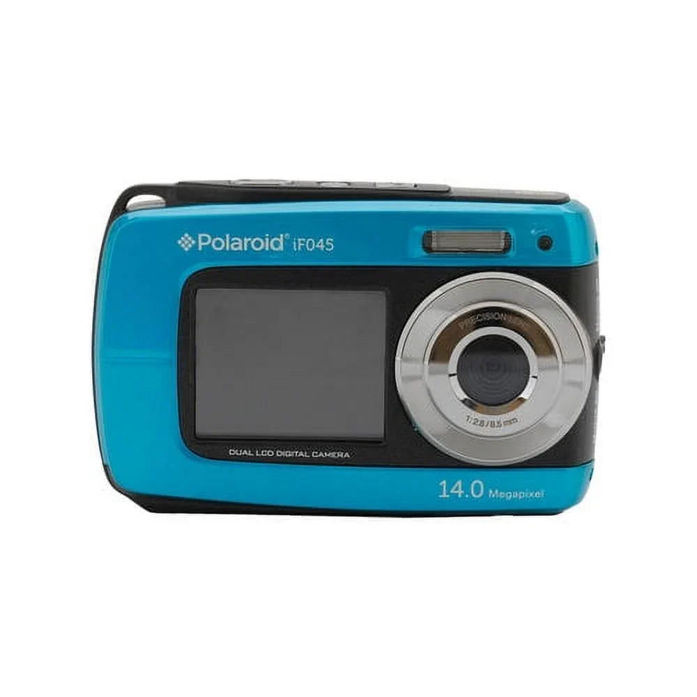 Polaroid IF045-BLUE Dual Screen liquid Proof Camera