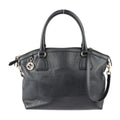 Pre-Owned GUCCI Gucci Interlocking G Handbag 449651 Leather Black Gold Hardware 2WAY Tote Bag Shoulder (Good)