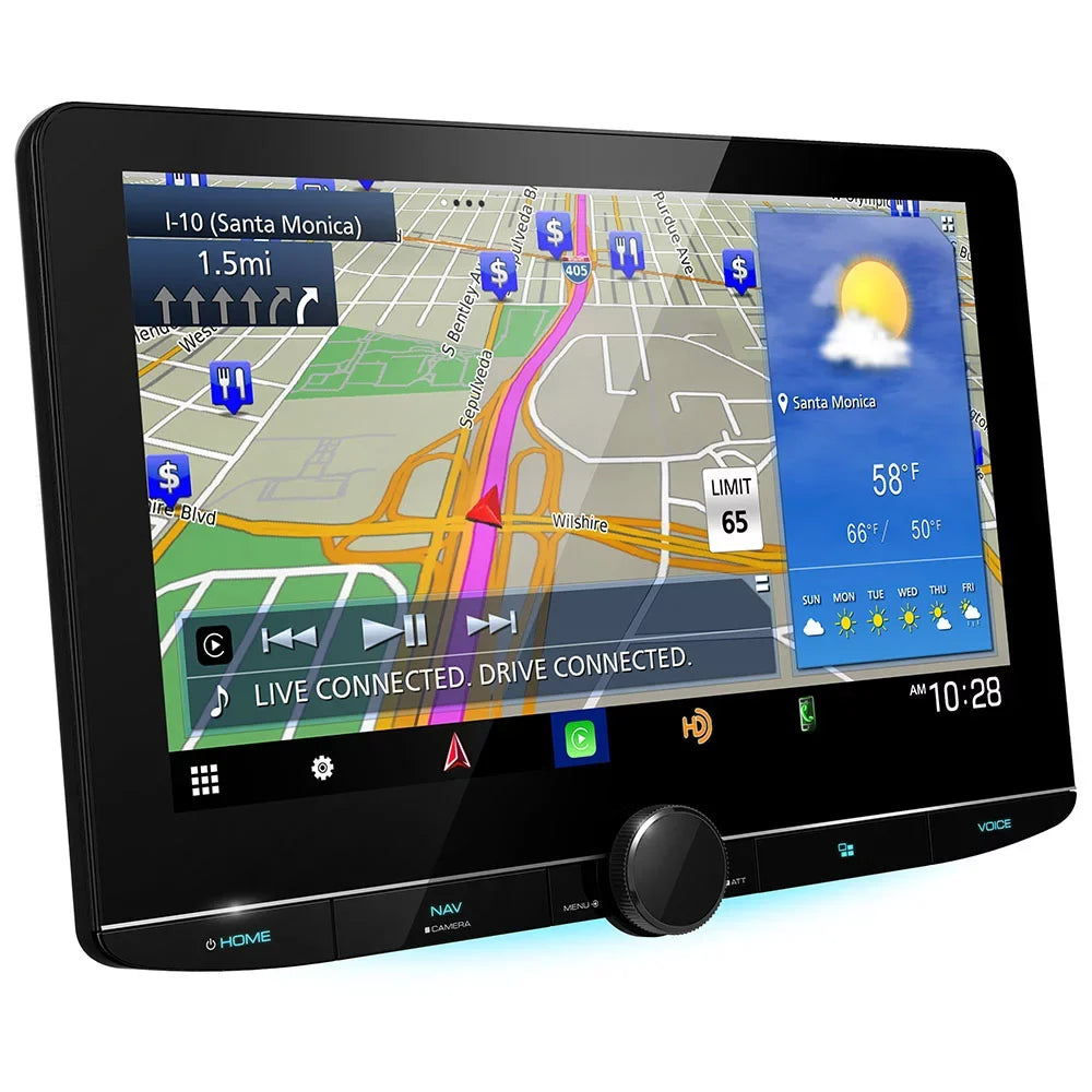 New Kenwood DNR1007XR 10.1" Navigation Receiver and CMOS-230 Universal Backup Camera
