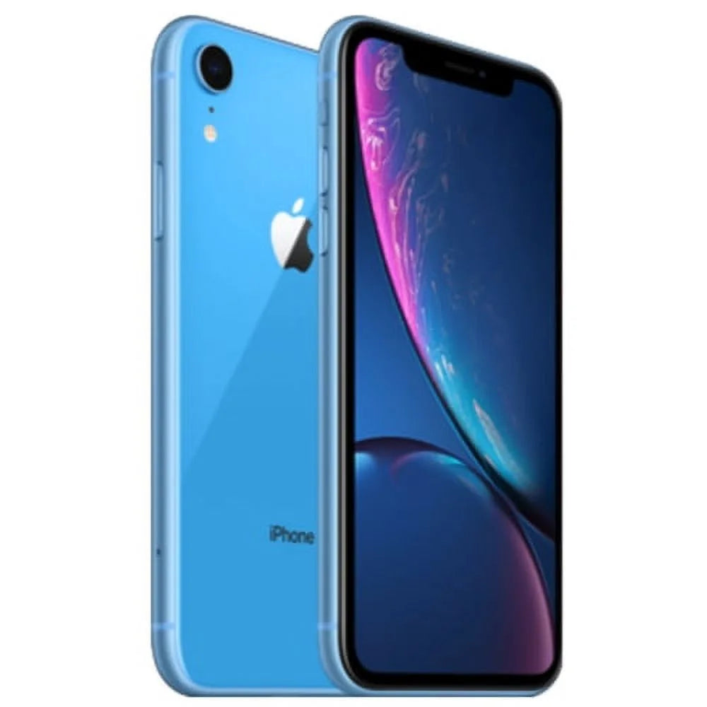 Restored Like New  iPhone XR 128GB Fully Unlocked Blue Grade A (Refurbished)